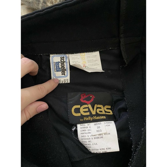 Men's Black and Blue Pants - Picture 7 of 8